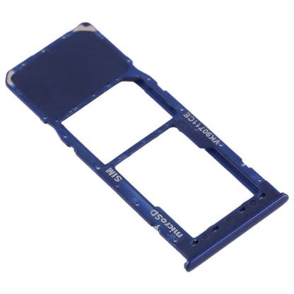 For Galaxy A10 SIM Card Tray + Micro SD Card Tray (Blue) - Card Tray by buy2fix | Online Shopping UK | buy2fix