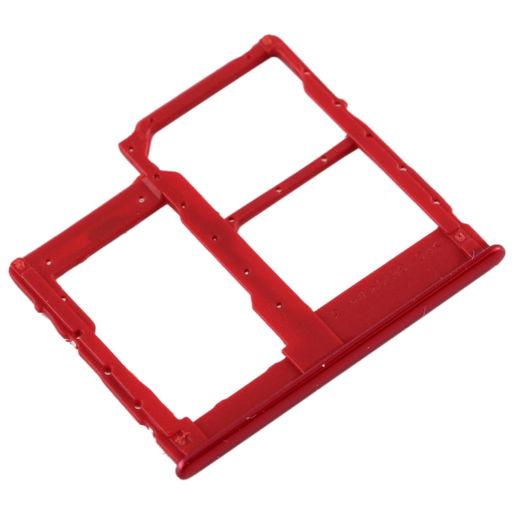 For Galaxy A40 SIM Card Tray + SIM Card Tray + Micro SD Card Tray (Red) - Card Tray by buy2fix | Online Shopping UK | buy2fix