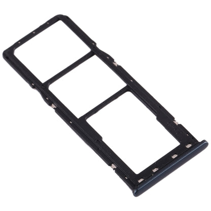 For Galaxy A20 A30 A50 SIM Card Tray + SIM Card Tray + Micro SD Card Tray (Black) - Card Tray by buy2fix | Online Shopping UK | buy2fix