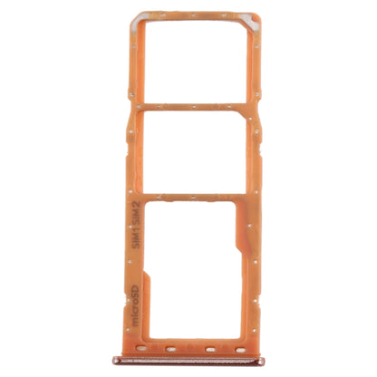For Galaxy A20 A30 A50 SIM Card Tray + SIM Card Tray + Micro SD Card Tray (Orange) - Card Tray by buy2fix | Online Shopping UK | buy2fix