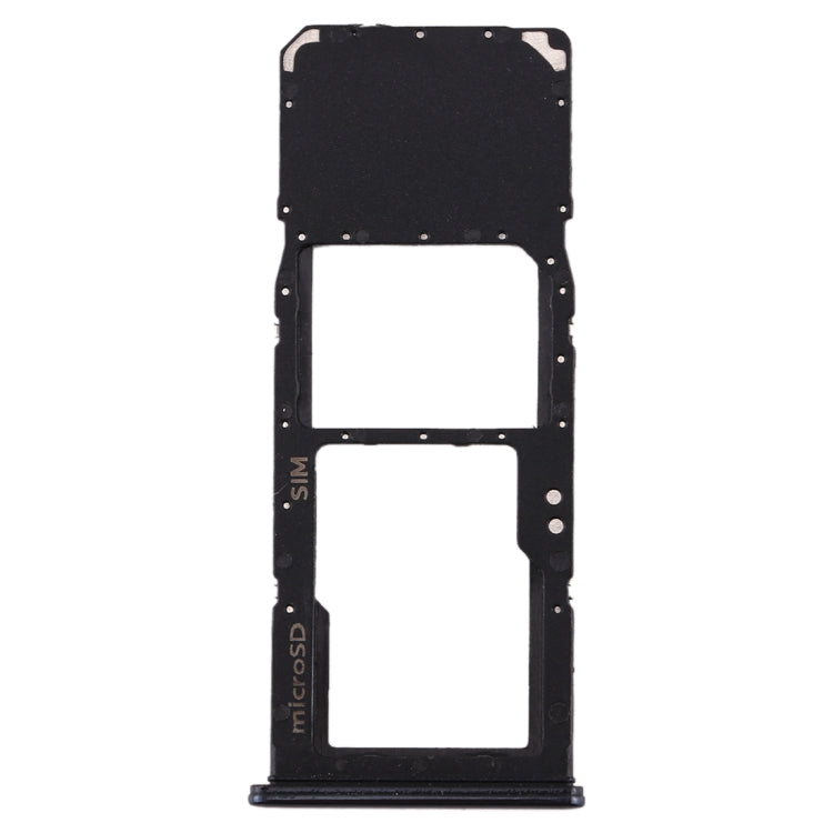 For Galaxy A70 SIM Card Tray + Micro SD Card Tray (Black) - Card Tray by buy2fix | Online Shopping UK | buy2fix