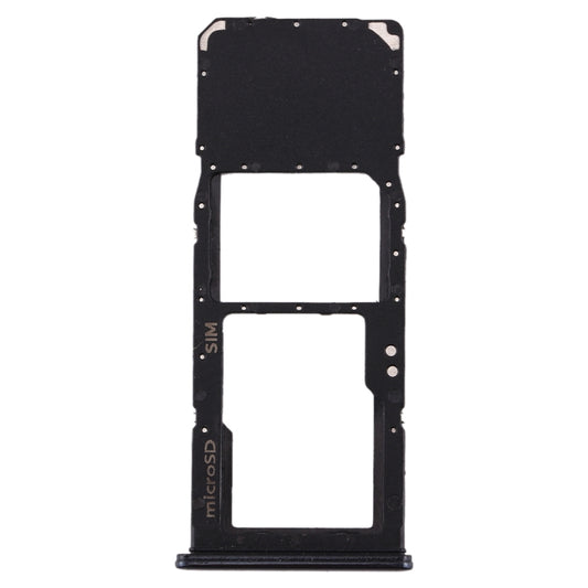 For Galaxy A70 SIM Card Tray + Micro SD Card Tray (Black) - Card Tray by buy2fix | Online Shopping UK | buy2fix