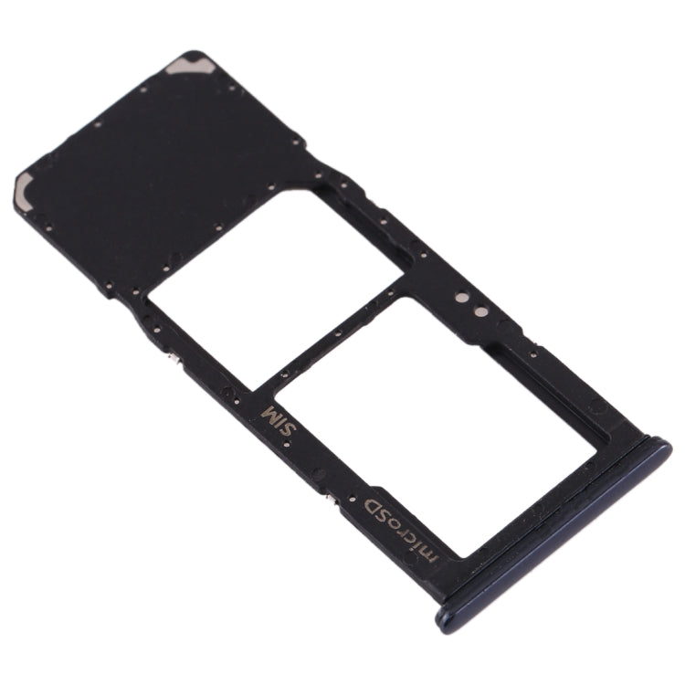 For Galaxy A70 SIM Card Tray + Micro SD Card Tray (Black) - Card Tray by buy2fix | Online Shopping UK | buy2fix