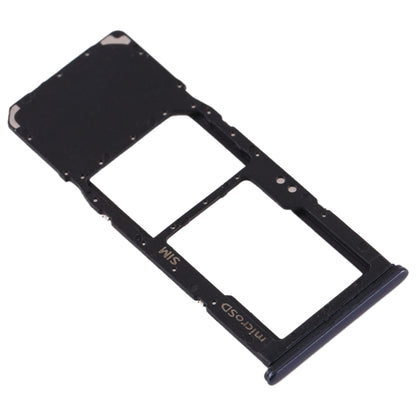 For Galaxy A70 SIM Card Tray + Micro SD Card Tray (Black) - Card Tray by buy2fix | Online Shopping UK | buy2fix