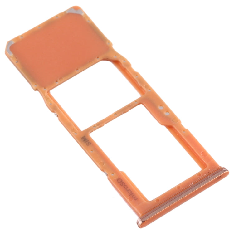 For Galaxy A70 SIM Card Tray + Micro SD Card Tray (Orange) - Card Tray by buy2fix | Online Shopping UK | buy2fix