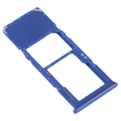 For Galaxy A70 SIM Card Tray + Micro SD Card Tray (Blue) - Card Tray by buy2fix | Online Shopping UK | buy2fix