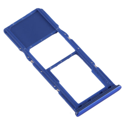 For Galaxy A70 SIM Card Tray + Micro SD Card Tray (Blue) - Card Tray by buy2fix | Online Shopping UK | buy2fix