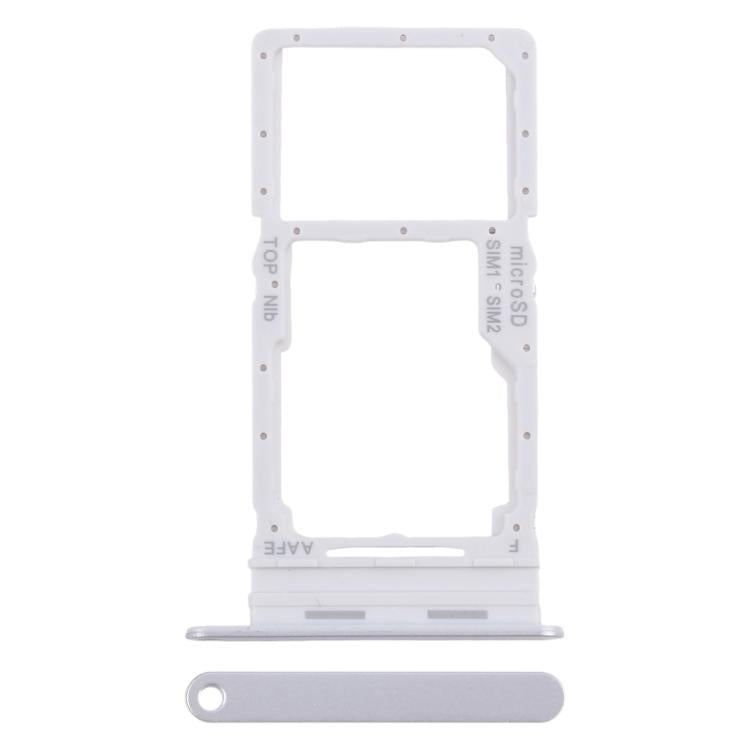 For Samsung Galaxy A16 SM-A165F Original SIM Card Tray + SIM / Micro SD Card Tray (Silver) - Card Tray by buy2fix | Online Shopping UK | buy2fix