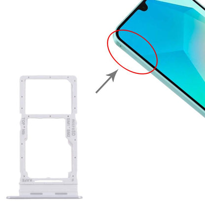 For Samsung Galaxy A16 SM-A165F Original SIM Card Tray + SIM / Micro SD Card Tray (Silver) - Card Tray by buy2fix | Online Shopping UK | buy2fix