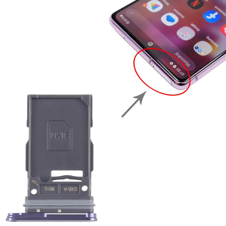For Samsung Galaxy S24 SM-S921B Original SIM Card Tray (Purple) -  by buy2fix | Online Shopping UK | buy2fix