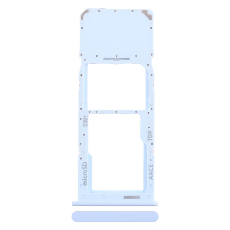 For Samsung Galaxy A13 SM-A135 Original SIM + Micro SD Card Tray (Blue) - Card Tray by buy2fix | Online Shopping UK | buy2fix