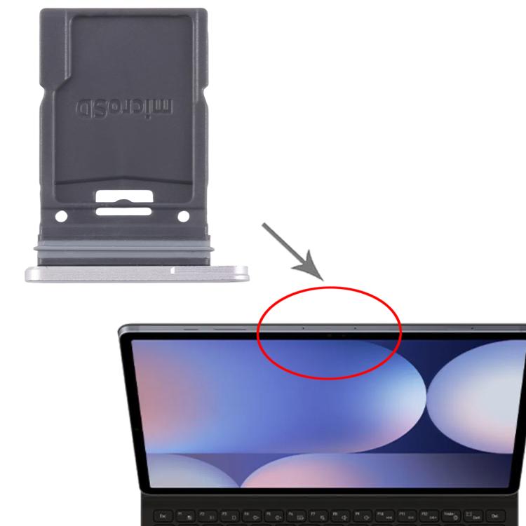 For Samsung Galxy Tab S10+ / S10 Ultra SM-X820/X920 Micro SD Card Tray (Silver) - Card Tray by buy2fix | Online Shopping UK | buy2fix