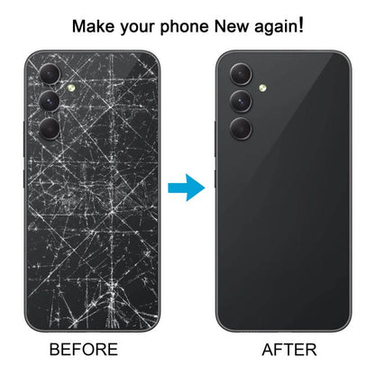 For Samsung Galaxy A54 SM-A546B Battery Back Cover with Camera Lens Cover(Purple) - Back Cover by buy2fix | Online Shopping UK | buy2fix