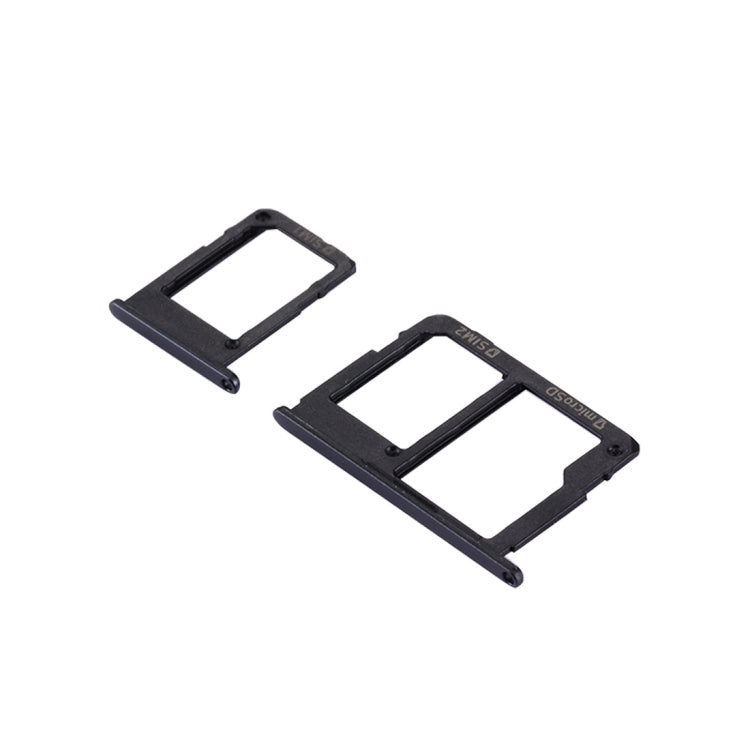 For Galaxy J5 Prime / G570 & J7 Prime / G610 SIM Card Tray + Micro SD & SIM Card Tray (Black) - Card Tray by buy2fix | Online Shopping UK | buy2fix