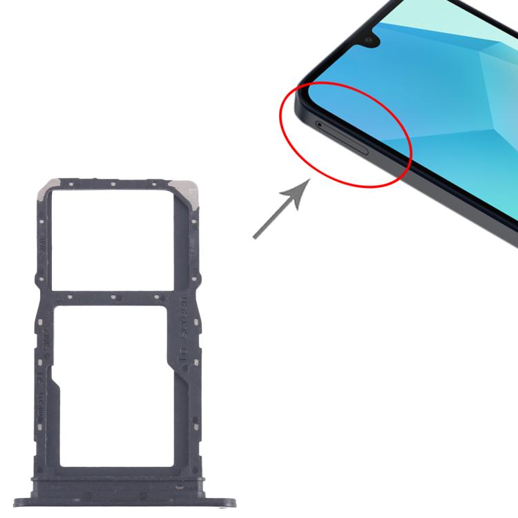 For Samsung Galaxy A16 5G SM-A166P Original SIM + SIM / Micro SD Card Tray (Black) - Card Tray by buy2fix | Online Shopping UK | buy2fix