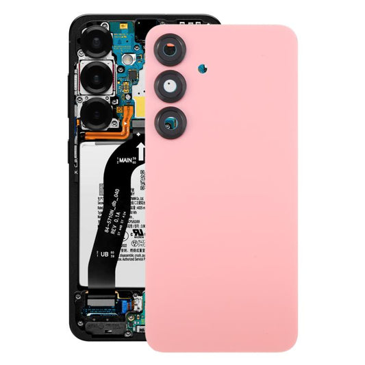 For Samsung Galaxy S25 SM-S931 OEM Battery Back Cover with Camera Lens Cover(Red) -  by buy2fix | Online Shopping UK | buy2fix