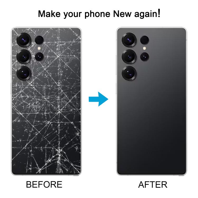 For Samsung Galaxy S25 Ultra SM-S938 OEM Battery Back Cover with Camera Lens Cover(Black) -  by buy2fix | Online Shopping UK | buy2fix