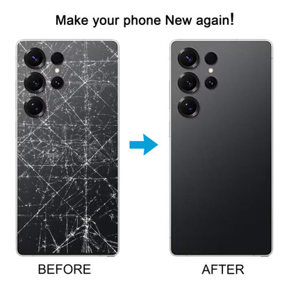 For Samsung Galaxy S25 Ultra SM-S938 OEM Battery Back Cover with Camera Lens Cover(Black) -  by buy2fix | Online Shopping UK | buy2fix