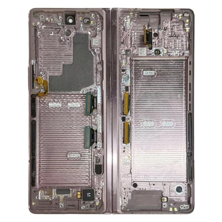 For Samsung Galaxy Z Fold3 SM-F926B Original Main LCD Screen Digitizer Full Assembly with Frame (Pink) - LCD Screen by buy2fix | Online Shopping UK | buy2fix