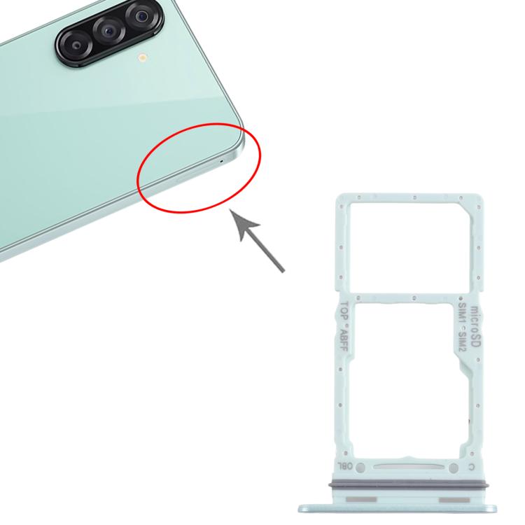 For Samsung Galaxy A26 SM-A266B Original SIM + SIM / Micro SD Card Tray (Green) - Card Tray by buy2fix | Online Shopping UK | buy2fix