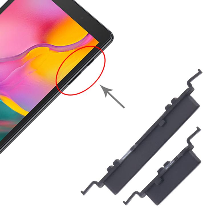 For Samsung Galaxy Tab A 8.0 SM-T380/T385 Original Power Button and Volume Control Button (Black) - Home key & Side Key by buy2fix | Online Shopping UK | buy2fix