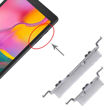 For Samsung Galaxy Tab A 8.0 SM-T380/T385 Original Power Button and Volume Control Button (Silver) - Home key & Side Key by buy2fix | Online Shopping UK | buy2fix