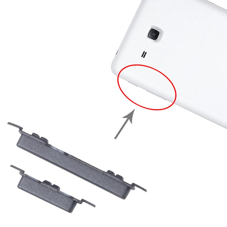 For Samsung Galaxy Tab A 7.0 2016 SM-T280/T285 Original Power Button and Volume Control Button (Black) - Home key & Side Key by buy2fix | Online Shopping UK | buy2fix