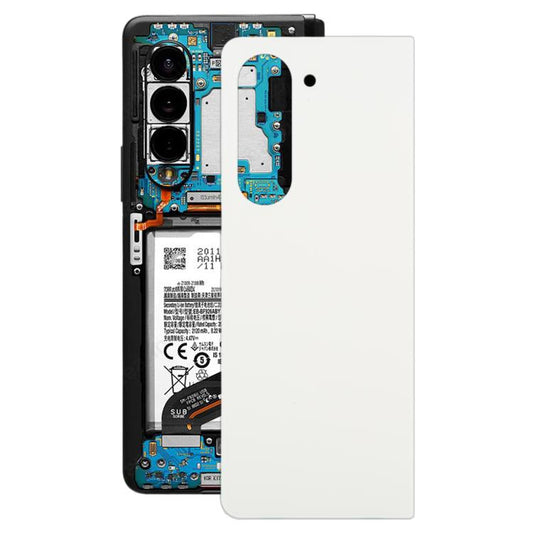For Samsung Galaxy Z Fold5 SM-F946B Original Battery Back Cover (White) - Back Cover by buy2fix | Online Shopping UK | buy2fix