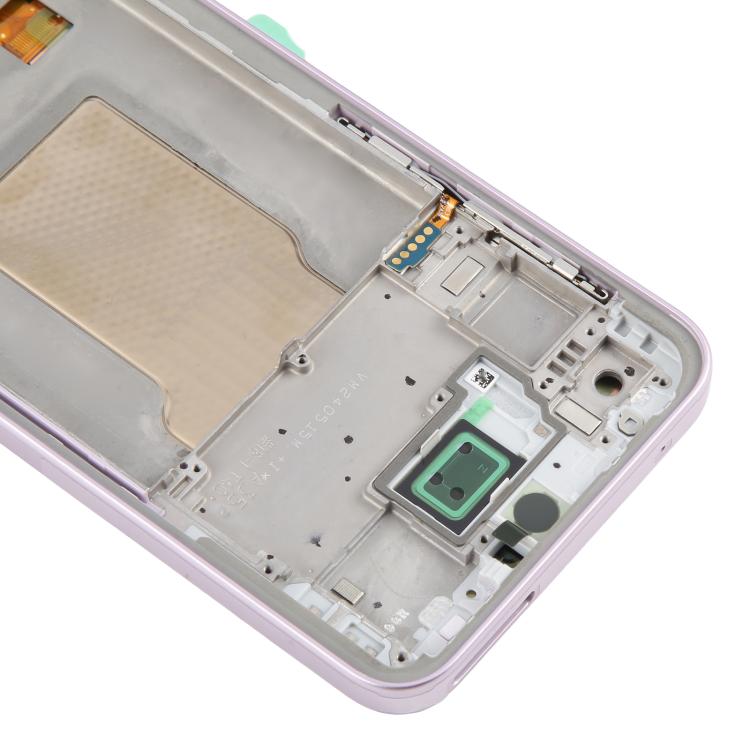 For Samsung Galaxy A35 SM-A356B Original LCD Screen Digitizer Full Assembly with Frame (Pink) - LCD Screen by buy2fix | Online Shopping UK | buy2fix