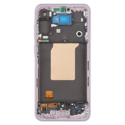 For Samsung Galaxy A55 SM-A556B Original LCD Screen Digitizer Full Assembly with Frame (Pink) - LCD Screen by buy2fix | Online Shopping UK | buy2fix