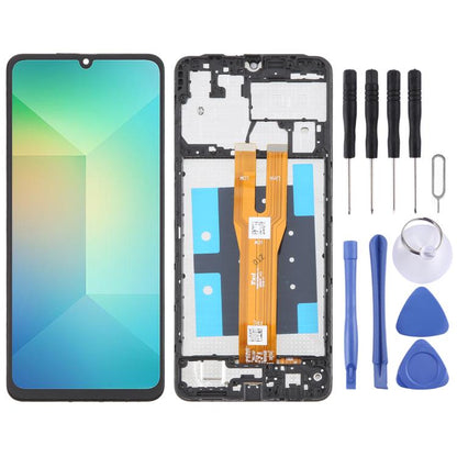 For Samsung Galaxy A06 SM-A065F Original LCD Screen Digitizer Full Assembly with Frame (Black) - LCD Screen by buy2fix | Online Shopping UK | buy2fix