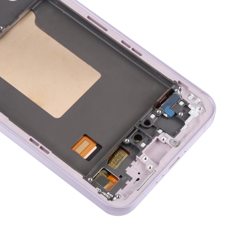 For Samsung Galaxy A55 SM-A556B OLED LCD Screen Digitizer Full Assembly with Frame (Pink) - LCD Screen by buy2fix | Online Shopping UK | buy2fix