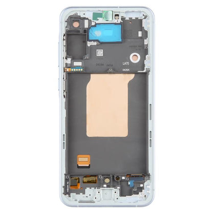 For Samsung Galaxy A55 SM-A556B OLED LCD Screen Digitizer Full Assembly with Frame (Baby Blue) - LCD Screen by buy2fix | Online Shopping UK | buy2fix