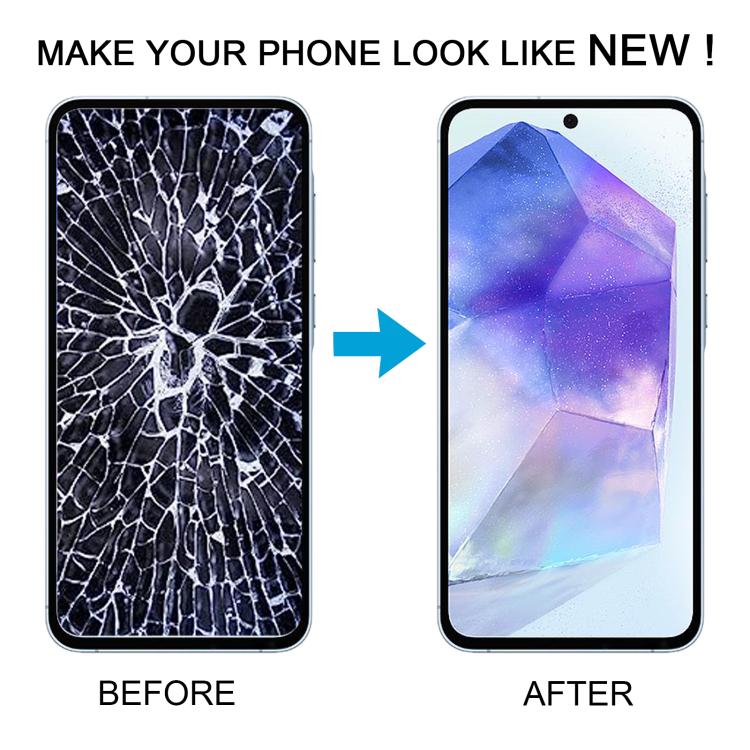 For Samsung Galaxy A55 SM-A556B OLED LCD Screen Digitizer Full Assembly with Frame (Baby Blue) - LCD Screen by buy2fix | Online Shopping UK | buy2fix