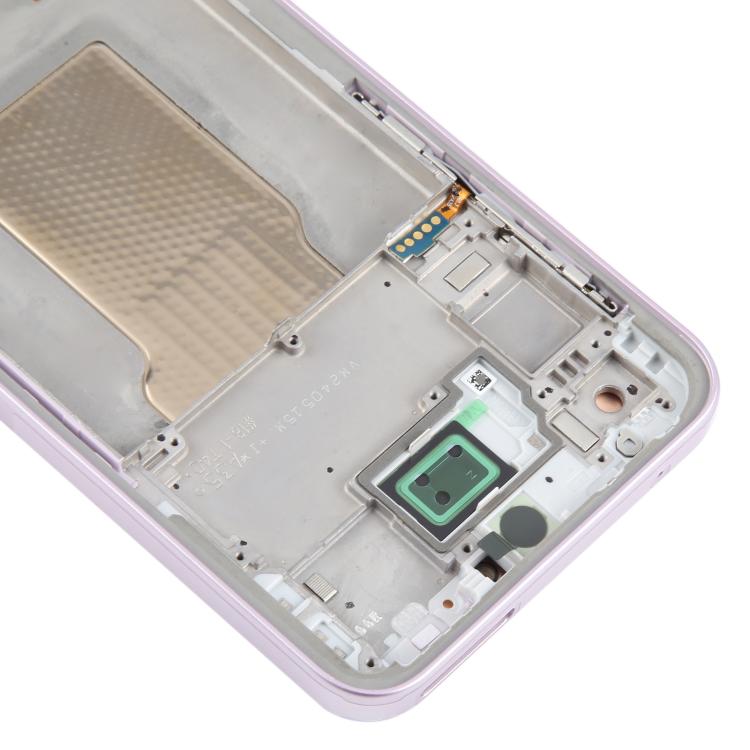 For Samsung Galaxy A35 SM-A356B OLED LCD Screen Digitizer Full Assembly with Frame (Pink) - LCD Screen by buy2fix | Online Shopping UK | buy2fix