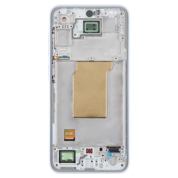 For Samsung Galaxy A35 SM-A356B OLED LCD Screen Digitizer Full Assembly with Frame (Baby Blue) - LCD Screen by buy2fix | Online Shopping UK | buy2fix