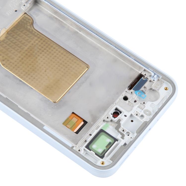 For Samsung Galaxy A35 SM-A356B OLED LCD Screen Digitizer Full Assembly with Frame (Baby Blue) - LCD Screen by buy2fix | Online Shopping UK | buy2fix
