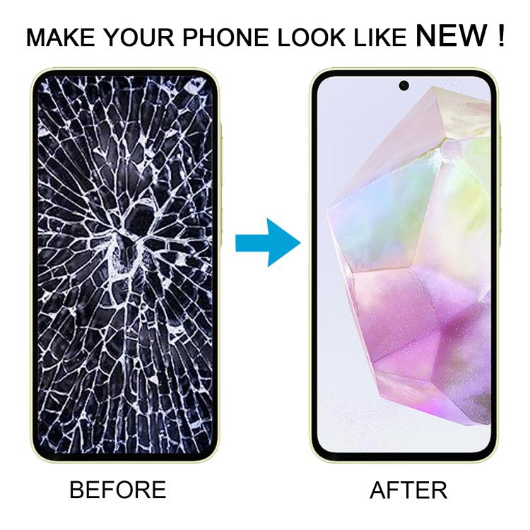 For Samsung Galaxy A35 SM-A356B OLED LCD Screen Digitizer Full Assembly with Frame (Blue) - LCD Screen by buy2fix | Online Shopping UK | buy2fix