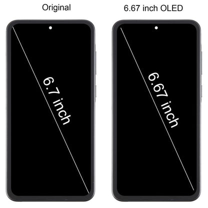 For Samsung Galaxy A36 SM-A366B 6.67 inch OLED LCD Screen Digitizer Full Assembly with Frame (Grey) - LCD Screen by buy2fix | Online Shopping UK | buy2fix