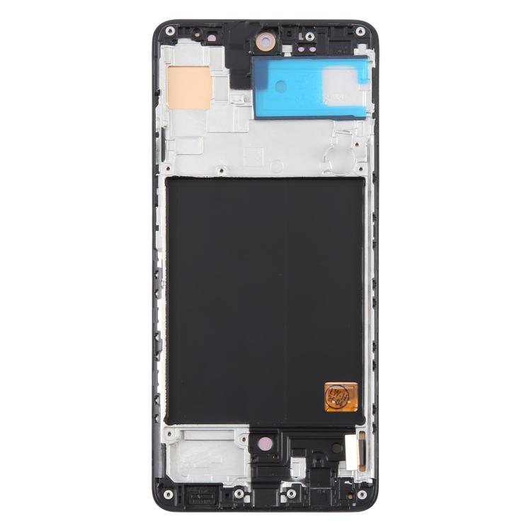 For Samsung Galaxy A51 4G SM-A515F 6.43 inch OLED LCD Screen Digitizer Full Assembly with Frame (Black) - LCD Screen by buy2fix | Online Shopping UK | buy2fix