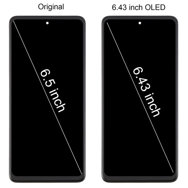 For Samsung Galaxy A51 4G SM-A515F 6.43 inch OLED LCD Screen Digitizer Full Assembly with Frame (Black) - LCD Screen by buy2fix | Online Shopping UK | buy2fix