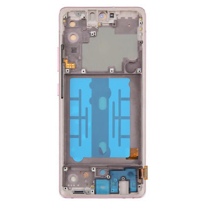 For Samsung Galaxy A51 5G SM-A516 6.43 inch OLED LCD Screen Digitizer Full Assembly with Frame (Pink) - LCD Screen by buy2fix | Online Shopping UK | buy2fix