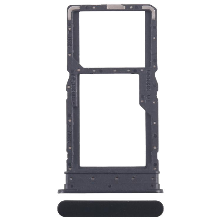 For Samsung Galaxy A06 5G SM-A066B Original SIM + SIM / Micro SD Card Tray (Black) - Card Tray by buy2fix | Online Shopping UK | buy2fix