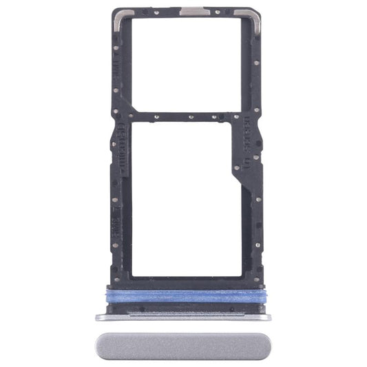 For Samsung Galaxy A06 5G SM-A066B Original SIM + SIM / Micro SD Card Tray (Silver) - Card Tray by buy2fix | Online Shopping UK | buy2fix