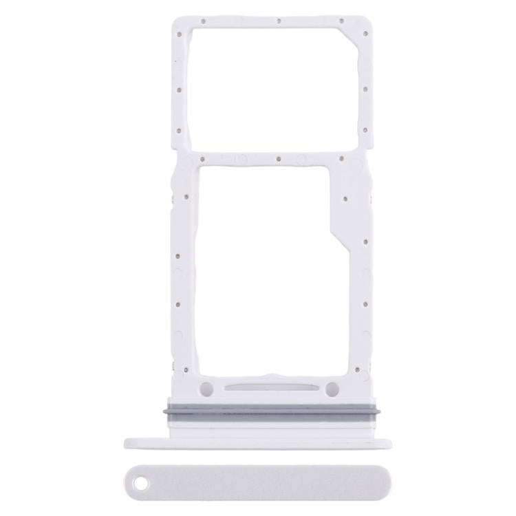 For Samsung Galaxy A26 SM-A266U Original SIM + Micro SD Card Tray (Silver) - Card Tray by buy2fix | Online Shopping UK | buy2fix