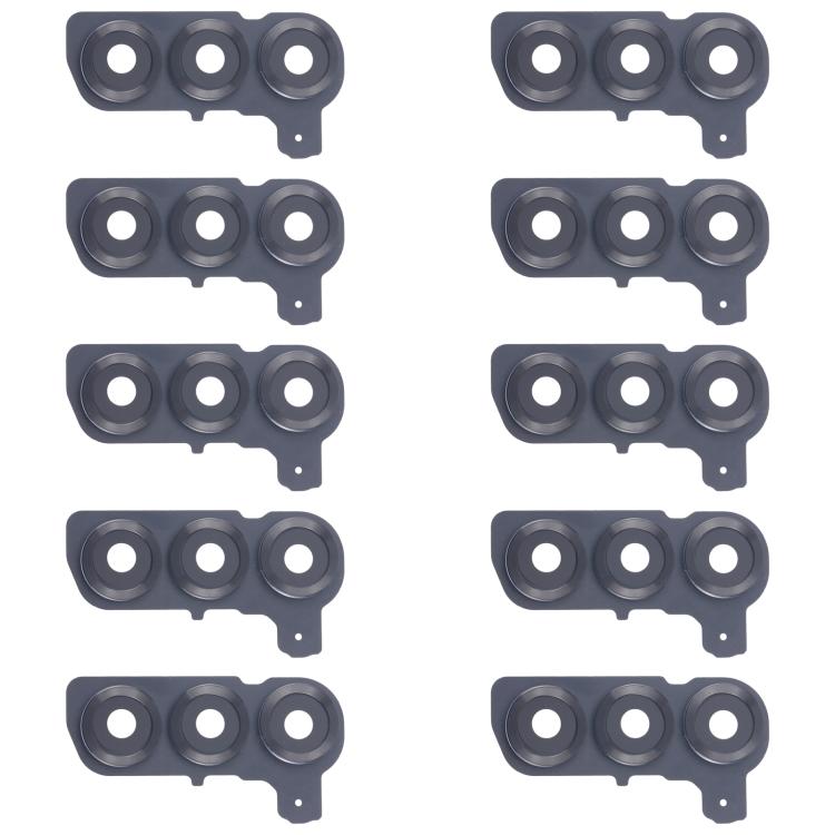 For Samsung Galaxy S25 SM-S931B 10pcs Rear Camera Lens Cover (Black) -  by buy2fix | Online Shopping UK | buy2fix