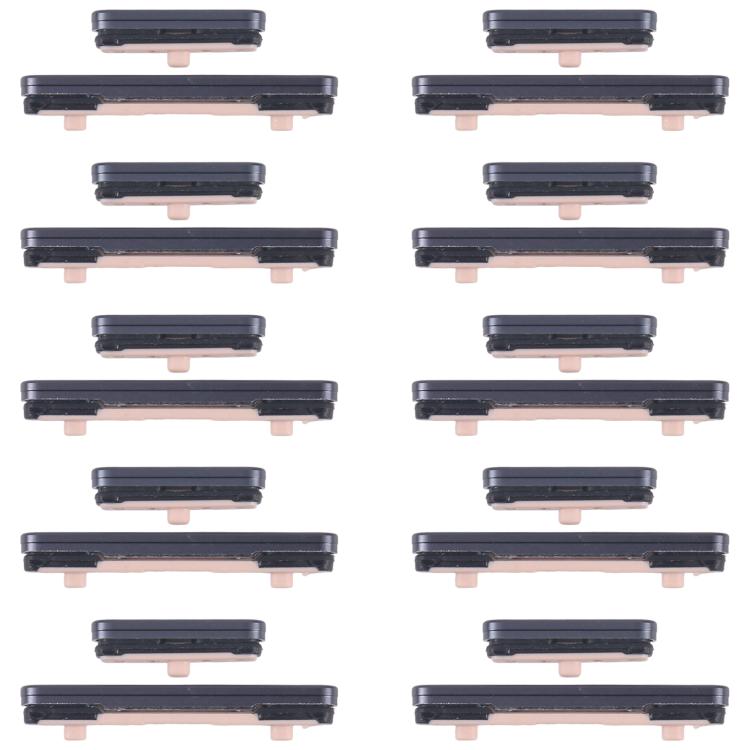 For Samsung Galaxy S25 SM-S931B 10pcs Power Button and Volume Control Button (Black) -  by buy2fix | Online Shopping UK | buy2fix