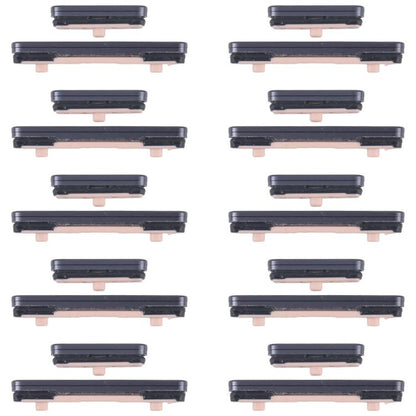 For Samsung Galaxy S25 SM-S931B 10pcs Power Button and Volume Control Button (Black) -  by buy2fix | Online Shopping UK | buy2fix