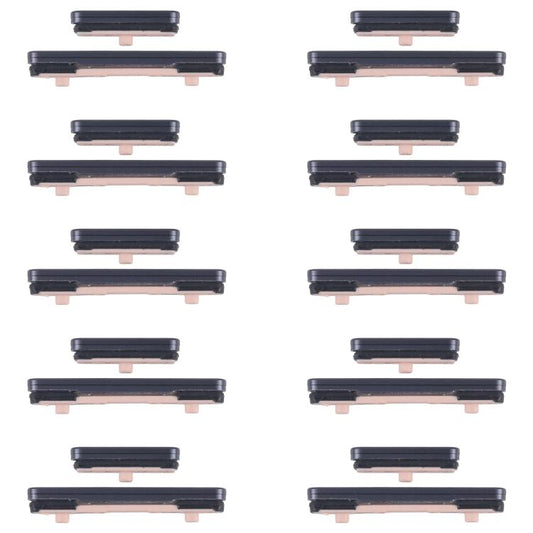 For Samsung Galaxy S25+ SM-S936B 10pcs Power Button and Volume Control Button (Black) -  by buy2fix | Online Shopping UK | buy2fix