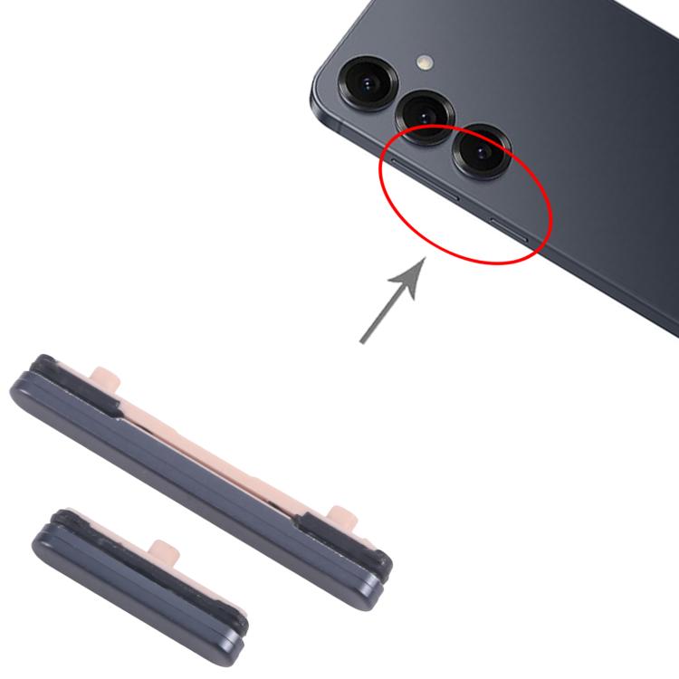 For Samsung Galaxy S25+ SM-S936B 10pcs Power Button and Volume Control Button (Black) -  by buy2fix | Online Shopping UK | buy2fix